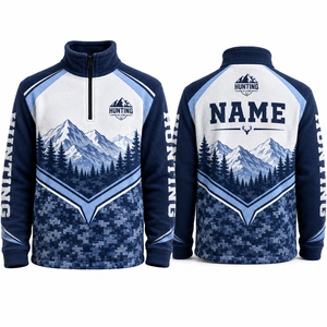 Veste softshell pour homme Hunting Club, manches longues, impression par sublimation, polyester respirant, vêtements d'extérieur pour l'hiver - Product Image 1