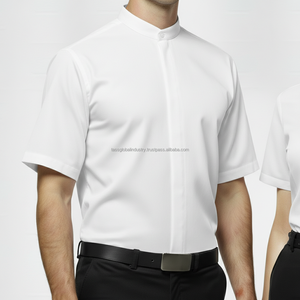 Uniforme de personnel unisexe blanc respirant sur mesure OEM en gros - Product Image 2