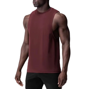 <b>Men</b> Performance Training Tank Top Lightweight Breathable <b>Sleeveless</b> Athletic Shirt for Gym Running Fitness Workout Wear - Product Image 1