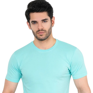 T-shirt Homme Slim Fit Col Rond Manches Courtes Décontracté Personnalisé Vente en Gros Maillot Jersey Vêtement Quotidien Fabricant Fournisseur OEM Basique - Product Image 3