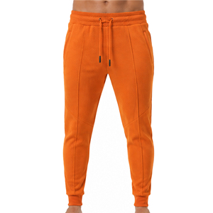 Pantalones de punto gofrado premium para hombre, corte ajustado, estilo casual, jogger, tela texturizada, cintura elástica con cordón, parte inferior personalizada, para hombre - Product Image 3