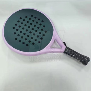 Raquette de padel de tournoi en matériau durable, légère, en fibre de carbone, design diamant, absorption des chocs, écologique, poignée confortable - Product Image 4
