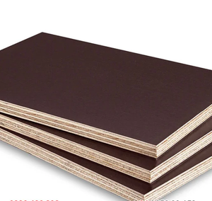 Lámina de Contrachapado Recubierto de Película Negra de 15/18 mm de Espesor, Núcleo de Goma, para Construcción Marina, Encofrado, Tablero Fenólico E1 Resistente a la Abrasión - Product Image 1