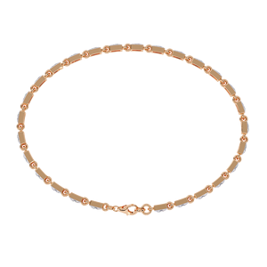 Geometric Minimalist Designer Lab Grown Princess Cut Bezel <b>Set</b> Two Tone Diamond Tennis Bracelet in 10K 14K 18K Gold - Product Image 6