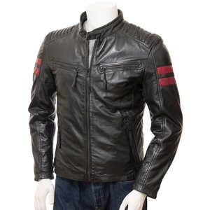 Chaqueta de Lona y Cuero Estilo Urbano con Puños Ajustables, Múltiples Bolsillos Laterales y Logotipo Frontal - Invierno - Product Image 3