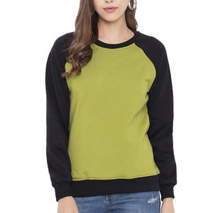 Sudadera de mujer de mezcla de poliéster transpirable de ajuste regular, a la moda, de fabricante de ropa urbana de alta calidad - Product Image 1