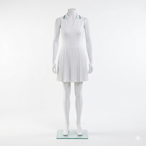 <b>Custom</b> Wholesale Unisex Full Sleeve Zipper for Neck Tennis <b>Dress</b> Quick Dry Breathable Pleated Spandex/Polyester Winter 3D - Product Image 2