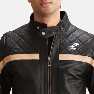 Factory <b>Cheap</b> Price Men 2026 <b>Winter</b> New Fashion Custom Design Logo Genuine Leather Ombre Blue Reversible Waterproof <b>Jacket</b> - Product Image 6