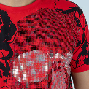 Vêtements d'été sur mesure pour hommes, t-shirts en strass, polyester/coton, respirants, écologiques, séchage rapide, meilleure qualité, nouveau style - Product Image 5