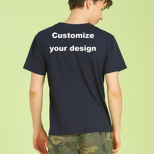 T-shirt uni en coton 100% pour hommes, vente en gros |   T-shirt personnalisé avec logo imprimé |   Chemises vierges de haute qualité - Product Image 2