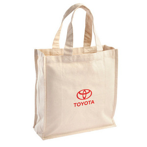 Sac fourre-tout en toile de coton pour femme, personnalisé avec logo, écologique, réutilisable, vierge, avec fermeture éclair supérieure, en toile épaisse, vente en gros - Product Image 1