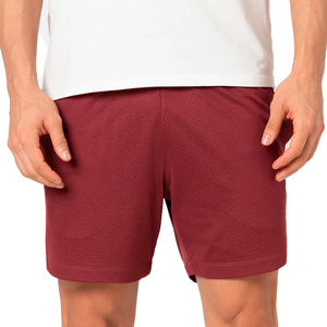 Pantalones Cortos para Hombre, Color Verde Oscuro Sólido, Malla Transpirable, Cintura Elástica, Casuales, Cortos, Tejido de Poliéster, Corte Medio, ODM - Product Image 5