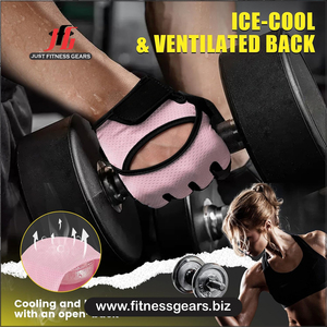 Gants de musculation demi-doigts avec sangle de poignet réglable, légers, séchage rapide, pour le sport et le cyclisme - Product Image 4