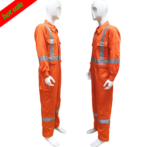 Overol de Seguridad Ignífugo de Algodón Personalizado al por Mayor con Cintas Reflectantes - Product Image 4