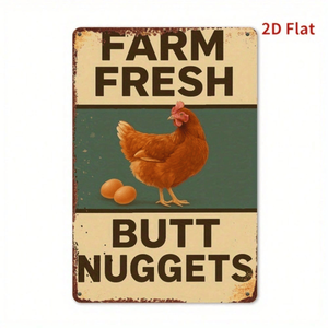 CIFbuy Vintage Rustic 8x12 Inch (20.3x30.5cm) Aluminum Sign Farmhouse Style Wooden <b>Wall</b> <b>Decor</b> TikTok for Temu Pick up Service - Product Image 3