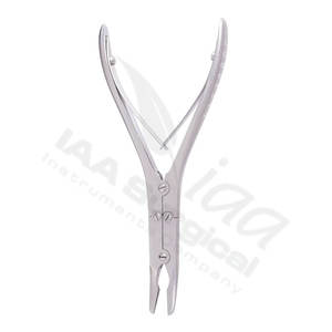 Rongeur à os manuel à double action 10x18mm en acier inoxydable, design droit et courbé, pour opération chirurgicale CE - Product Image 3