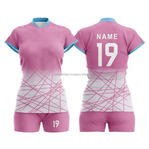 Venta caliente hombres y Unisex 100% poliéster voleibol Jersey OEM personalizado con número y nombre impreso conjunto de uniforme deportivo - Product Image 3