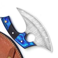 Hache Tomahawk en acier forgé avec manche en bois pour la survie, qualité DIY