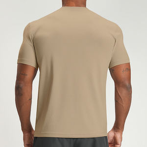 Camiseta Deportiva de Manga Corta para Hombre, de Secado Rápido, para Gimnasio, Tenis, Entrenamiento, Maratón, con Corte Láser y Costuras Soldadas - Product Image 4