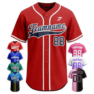 <span class=keywords><strong>Maglia</strong></span> da Baseball con Solo Numero sul Retro per Uomo, Design Semplice e Pulito, Traspirante, Personalizzabile con Nome e Numero, Basso MOQ, OEM, Uniforme all'Ingrosso - Product Image 1