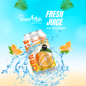 Jus de fruits aromatisé aux fruits tropicaux INTERFRESH NFC - 330 ml, best-seller, échantillon gratuit disponible, vente en gros en marque blanche (OEM ODM) - Product Image 4