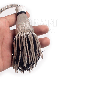 Borlas de hilo de latón personalizadas para uniformes ceremoniales, flecos de latón bordados, borlas, cordones trenzados para cinturones, vestimenta sacerdotal - Product Image 5