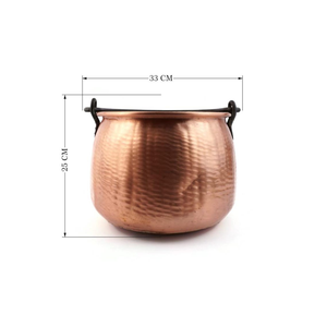 Macetero de metal de diseño moderno, minimalista, industrial y vintage - Product Image 2
