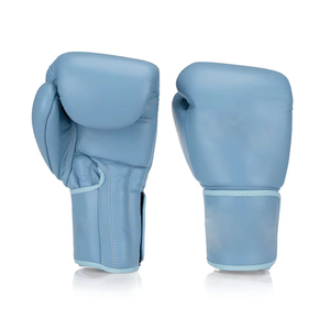 Gants de boxe en cuir de vache véritable, confortables, durables, multicolores, personnalisables avec votre propre marque, pour la lutte et l'entraînement professionnels - Product Image 1