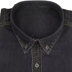 เสื้อเชิ้ตแฟชั่นทันสมัย น้ำหนักเบา สวมใส่สบาย เสื้อเชิ้ตยีนส์ผู้ชายทรงหลวม เนื้อผ้าเรียบเนียน เสื้อเชิ้ตลำลอง - Product Image 5