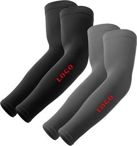 Manchons de protection UV unisexe grande taille légers et respirants 100 % polyester avec logo personnalisé pour le cyclisme, la course et les activités de plein air - Product Image 4