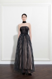 Cravate Minimaliste Tendance en Soie Élégante – Choker en Soie Japonaise 89% Triacétate, 11% Polyester - Product Image 6