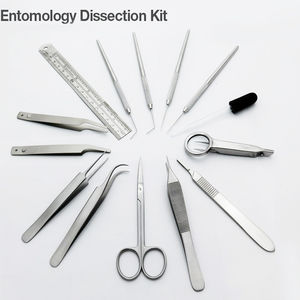 Entomology Dissection Kit Stainless Steel Teaser Needles Adson Micro Forceps Manual <b>Precision</b> <b>Tools</b> for Lab Use - Product Image 4