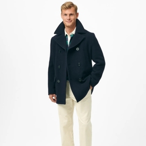 Abrigo Largo de Lana con Detalle de Solapa y Doble Botonadura para Hombre y Mujer, Nuevo para Otoño e Invierno - Product Image 5