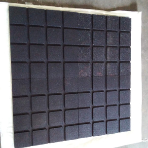 Grille de drainage en caoutchouc recyclé moderne UNISHIELD, tuile de sécurité 25 mm - Product Image 1