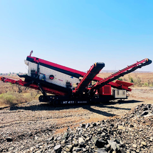 Installation de criblage sur chenilles robuste pour l'extraction de matériaux de construction et le recyclage en carrière |   Mobile 3 Deck 4 Deck | Innovations Hailstone - Product Image 1