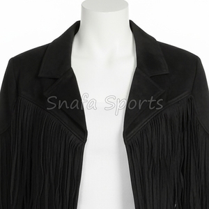 New Western-Style Custom <b>Women's</b> <b>Suede</b> Genuine Leather Designer Premium Quality 100% Genuine Leather <b>Jackets</b> for Sale - Product Image 3
