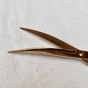 Lame incurvée de 7 pouces pour droitiers, élégante, en acier inoxydable japonais, professionnelle, multifonctionnelle, avec manche décalé, pour toilettage des animaux de compagnie - Product Image 5