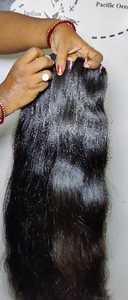 Cheveux humains vierges indiens non traités Remy, boucles Jerry, double trame, qualité supérieure, cuticules alignées, cheveux de temple de qualité supérieure, naturels - Product Image 4
