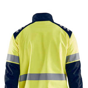Custom Made Winter Waterproof Reflective <b>High</b> <b>Visibility</b> Hooded Breathable <b>Softshell</b> Safety <b>Jacket</b> - Product Image 6