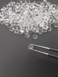 Topaze blanche naturelle 5x4MM taille ovale, qualité supérieure, pierre précieuse calibrée en vrac pour la création de bijoux de créateurs - Product Image 2