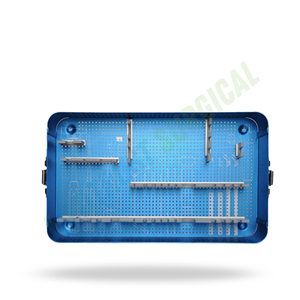 Elastic <b>Nail</b> Sterilization Container Aluminum Surgical Instrument Storage Box Orthopedic Autoclave <b>Case</b> - Product Image 6