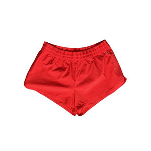 Shorts de Playa de Cintura Alta Elástica en Verde Menta con Logotipo Personalizado, Shorts de Baño Holgados con Estampado de Flamencos Rosas Tropicales para Mujer - Product Image 2
