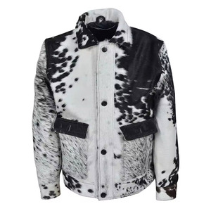 Wholesale Hair On <b>Leather</b> <b>Jacket</b> For <b>Men</b> Classic Style Premium Material Durable Design Winter Outerwear Collection - Product Image 1