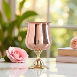 ชุดแก้วไวน์สแตนเลสทรงทันสมัยมีก้าน ดีไซน์เงางาม - Product Image 5