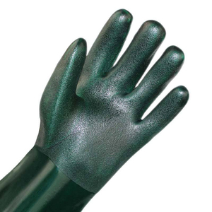 Guantes de Trabajo de PVC Naranja de Buena Calidad, Guantes de Seguridad con Doble Recubrimiento de PVC para Protección de Manos, Venta al Por Mayor - Product Image 6