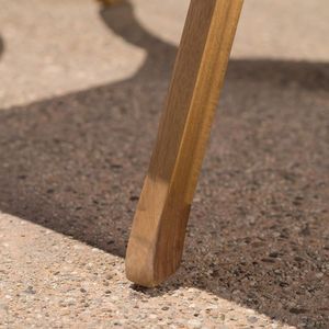 Set di 2 Sedie da Pranzo in Legno KD Hermosa per Uso Esterno in Giardino - Product Image 3