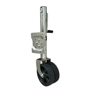 Nuevo <span class=keywords><strong>Abrazadera</strong></span> Doble de 8 Pulgadas para <span class=keywords><strong>Rueda</strong></span> de Soporte de RV/Autocaravana, Equipo de Elevación, Acero Q235b, Capacidad de 2000 kg - Product Image 1