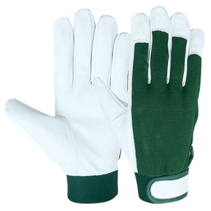 Gants de travail robustes antidérapants en cuir Sunny Gloves, usage général, épaisseur 7 oz, longueur 26 cm, Pakistan - Product Image 3