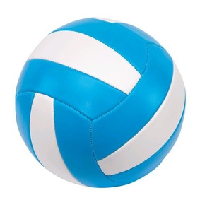 ลูกวอลเลย์บอล PU สีน้ำเงินและสีขาวสำหรับฝึกซ้อม ทนทาน เย็บด้วยเครื่องจักร ขนาดมาตรฐานสำหรับผู้ใหญ่ - Product Image 1