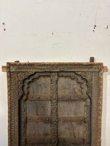 Ventana de Madera Tallada Antigua, Muebles Hechos a Mano para el Hogar, para Comedor, Sala de Estar, Dormitorio, Baño y Uso en Exteriores - Product Image 4